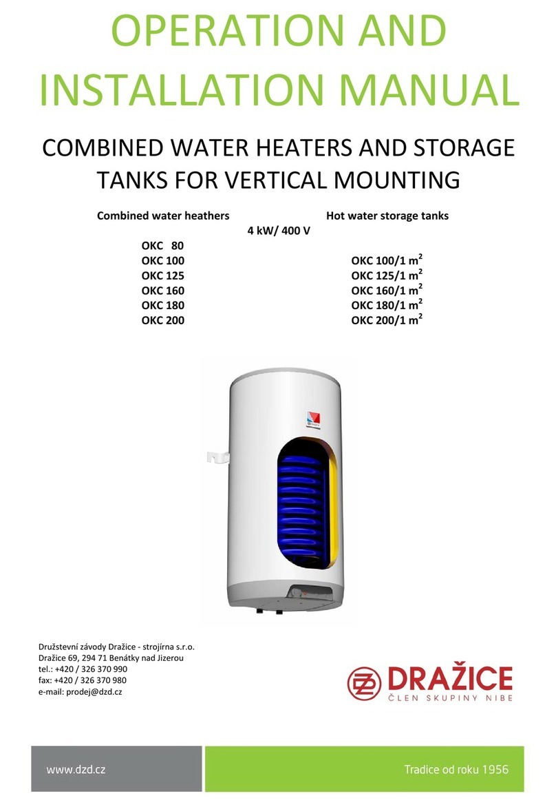 Drazice OKC 80 Specification sheet