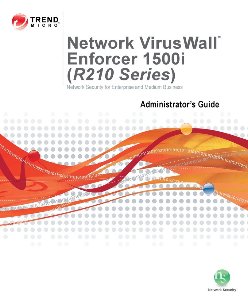Trend Micro viruswall enforcer 1500i Administrator's guide