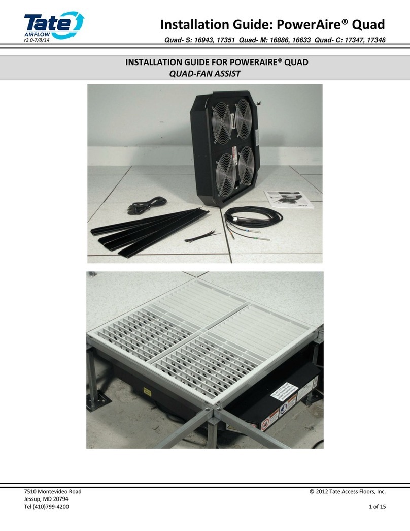 Tate poweraire quad User manual