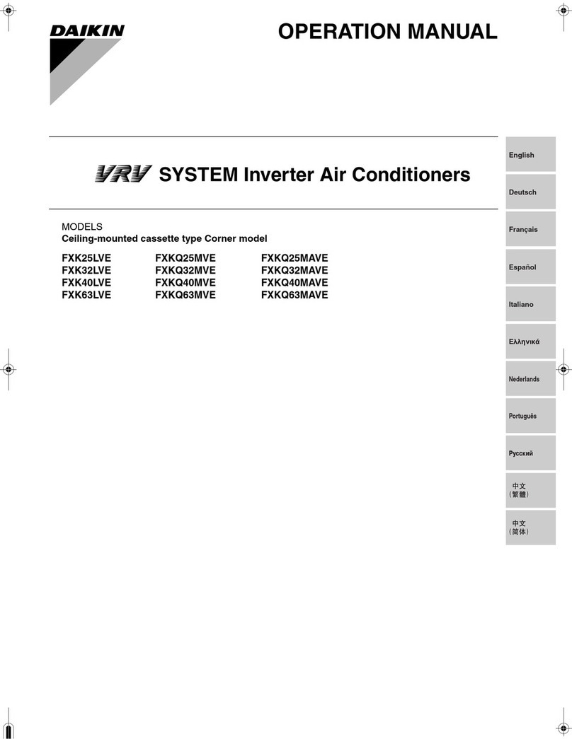 Daikin FXKQ25MVE User manual
