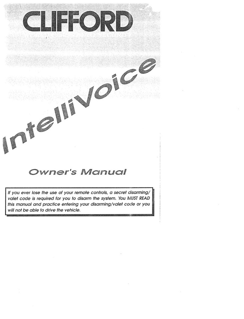 Clifford intellivoice owner's manual