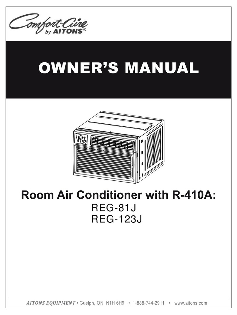 Comfortaire REG-81J User manual