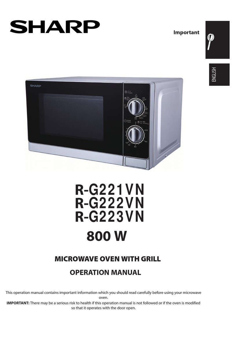 Sharp R-G221VN User manual