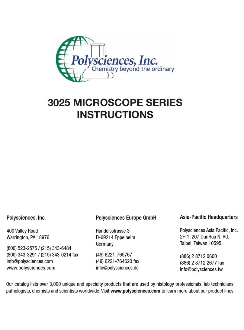 PolySciences 3025 series instruction manual