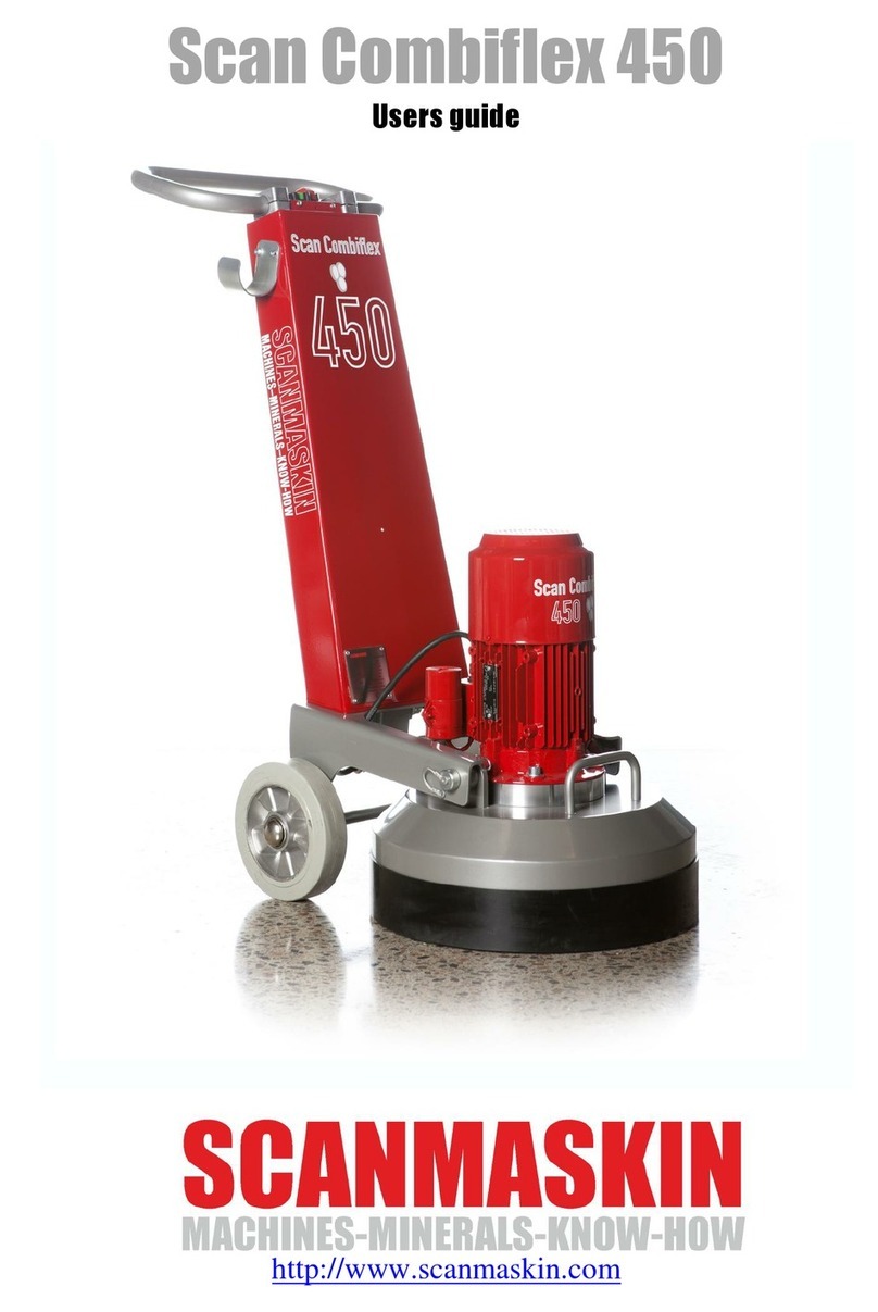 SCANMASKIN Scan Combiflex 450 User manual