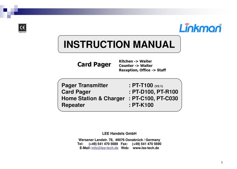 Linkman PT-T100 instruction manual