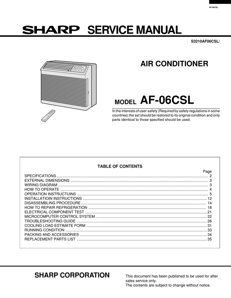 Sharp AF-06CSL User manual