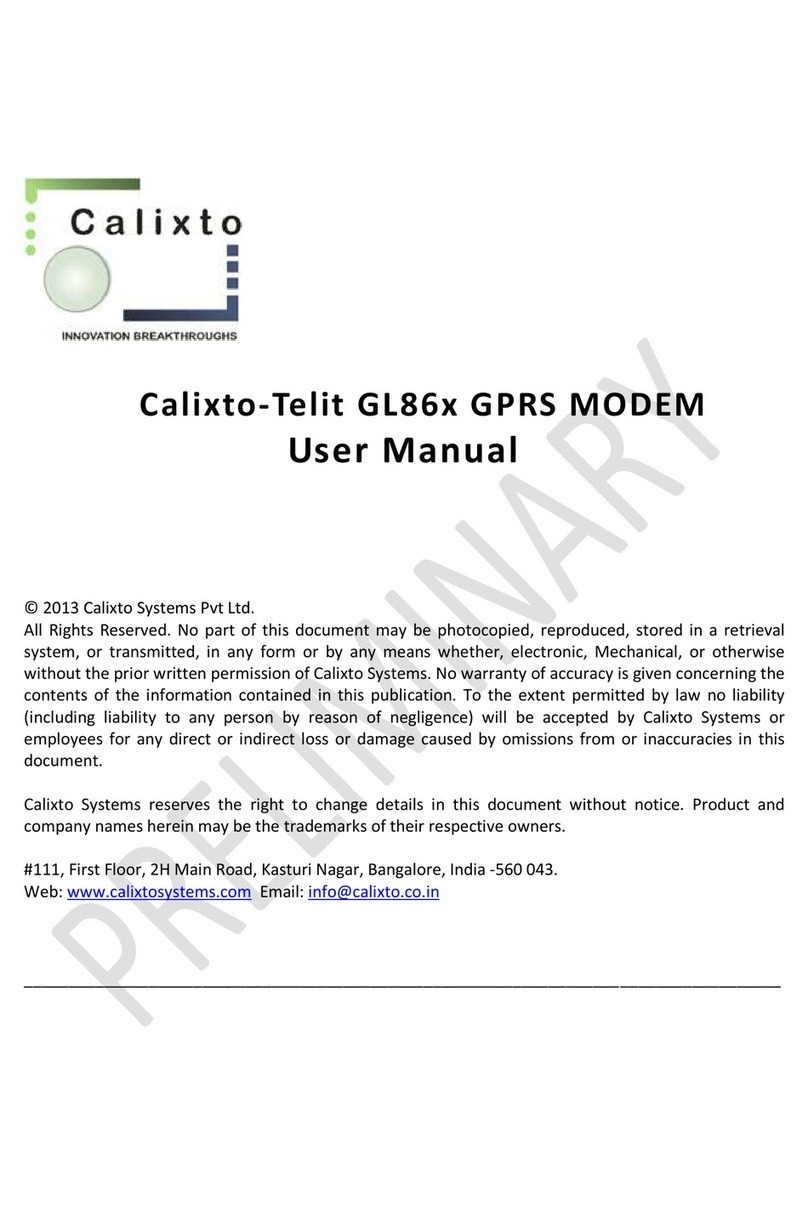 Calixto Telit GL86x user manual