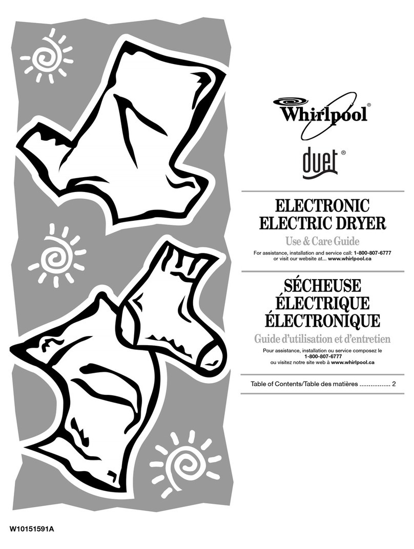 Whirlpool Duet Series Use & care guide