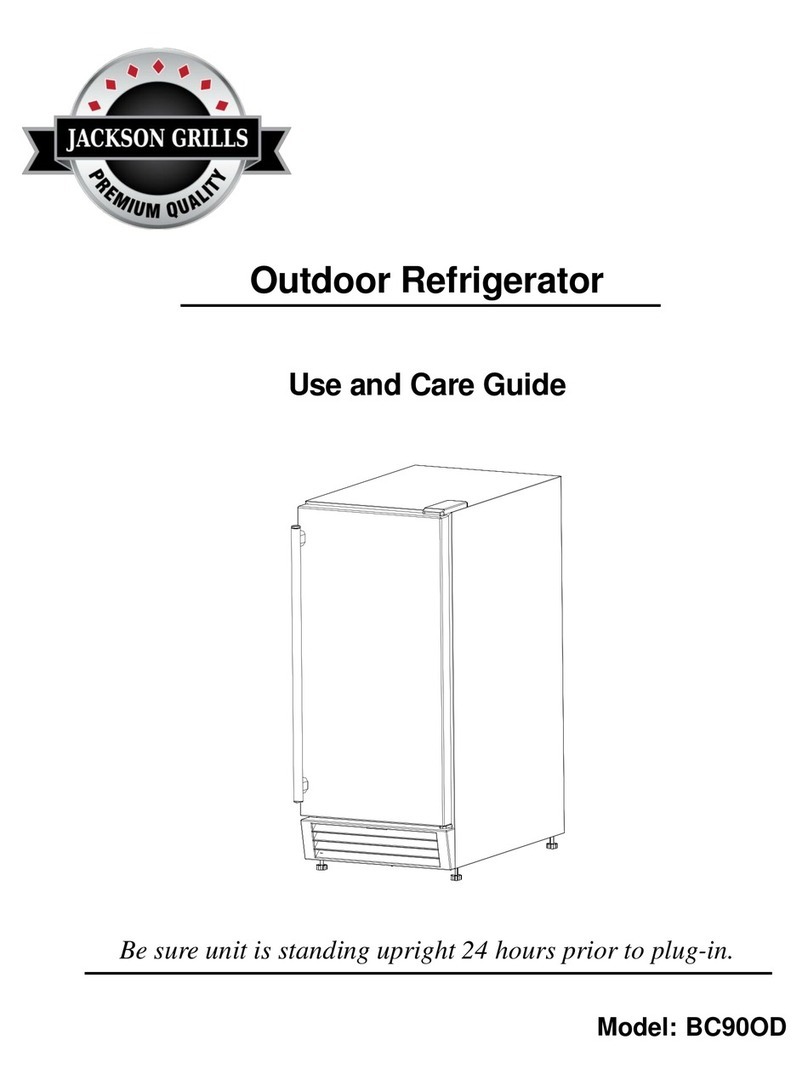 Jackson Grills BC90OD Use and care guide