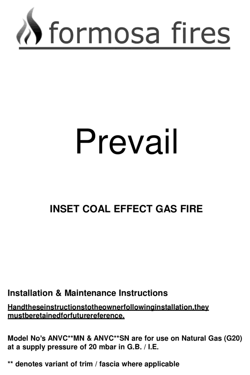 Formosa Fires Prevail Installation & maintenance instructions Formosa Fires Prevail Installation & maintenance instructions