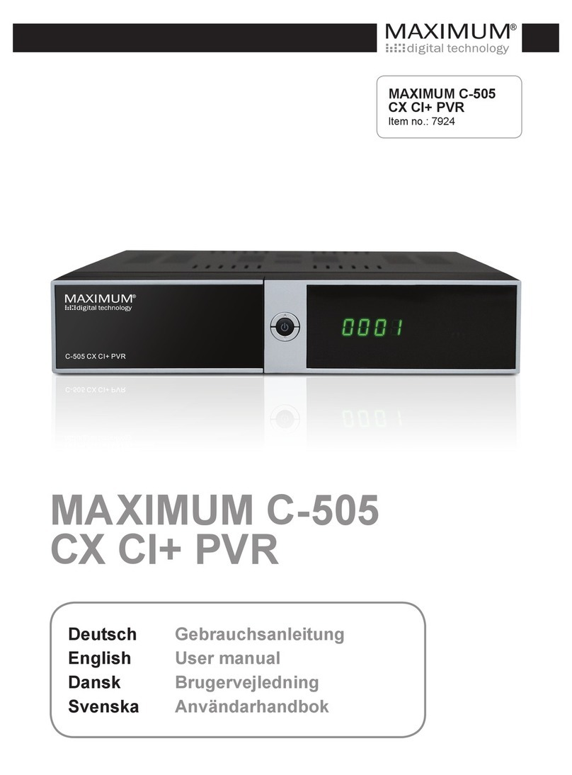 Maximum C-505 User manual
