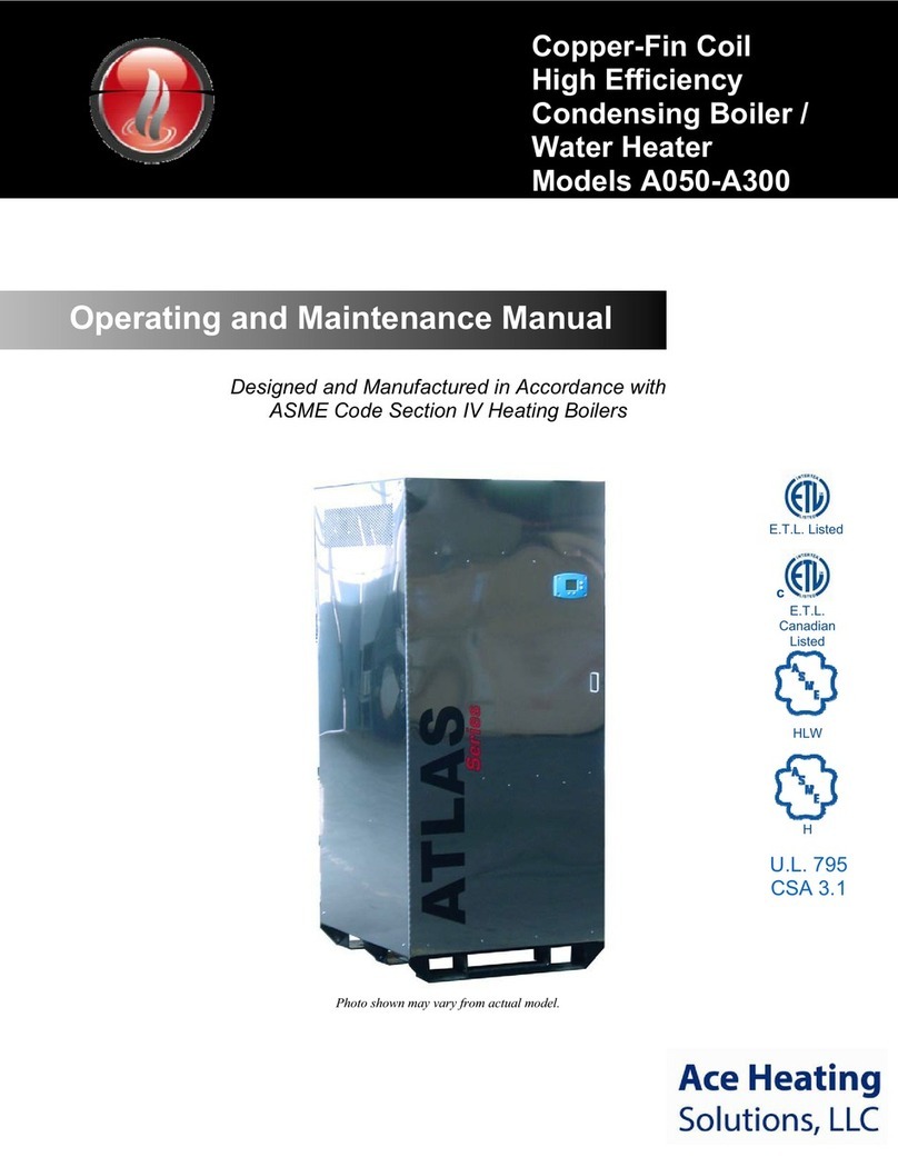 Ace Heating Solutions Atlas A050 Operating instructions