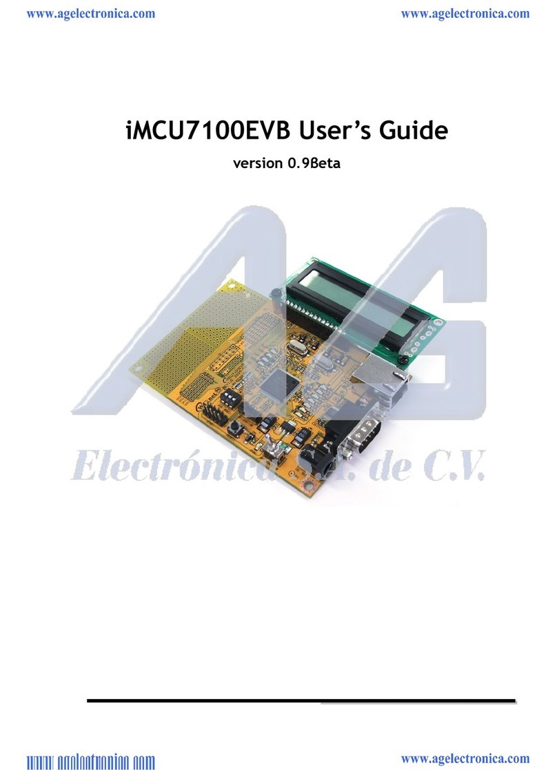 AG Electronica iMCU7100EVB user guide AG Electronica iMCU7100EVB user guide