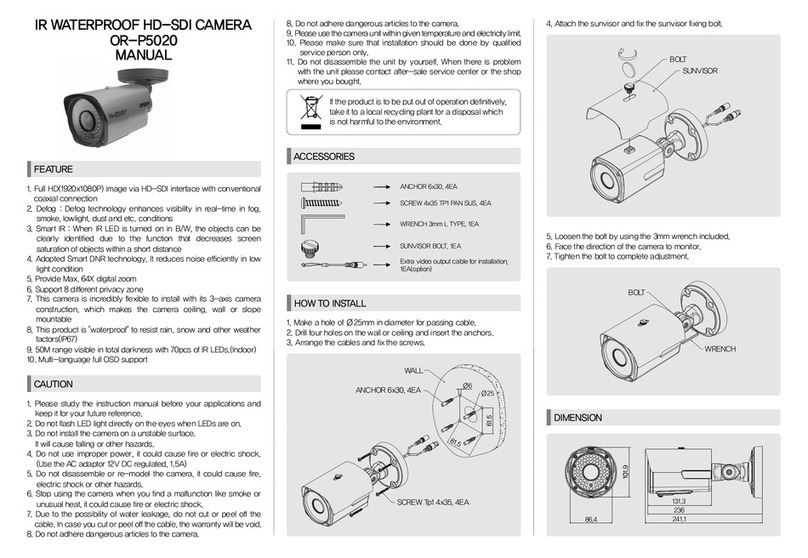 Orion Technology OR-P5020 manual