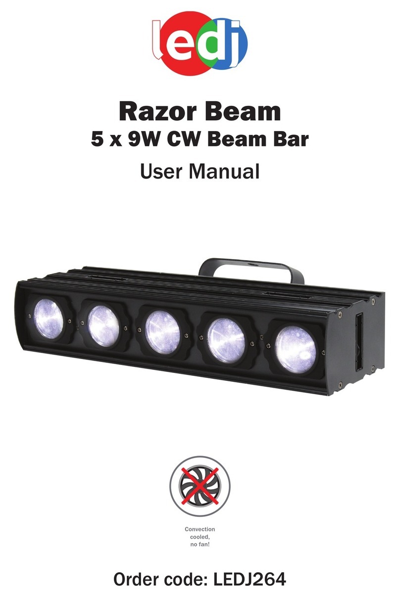 Ledj Razor Beam User manual