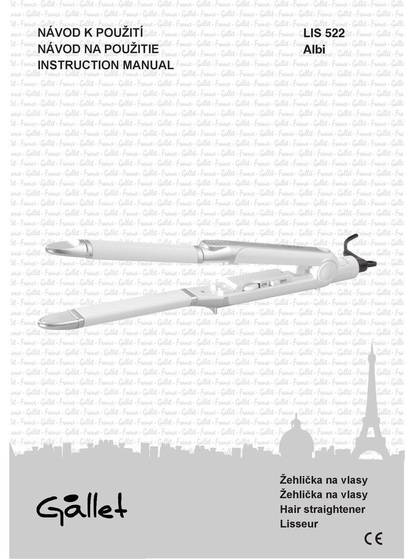 Gallet LIS 522 Albi instruction manual