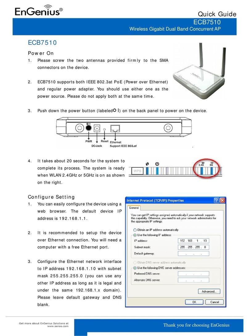 EnGenius ECB7510 User manual