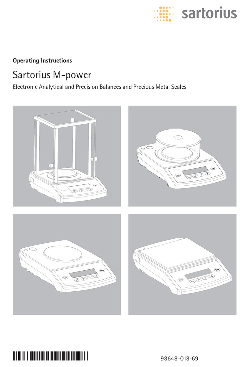 Sartorius M-Power AZ214 User manual