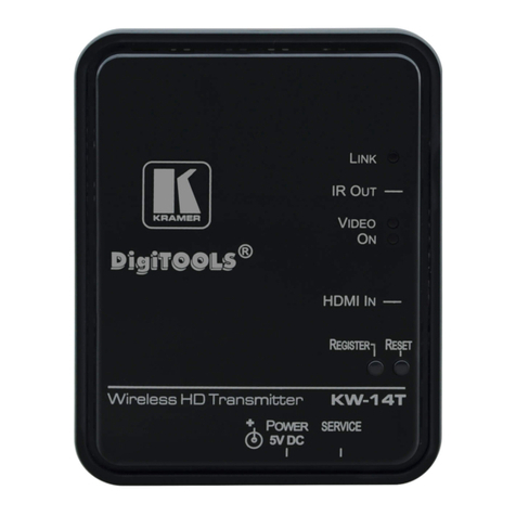 Kramer KW-14T quick start guide