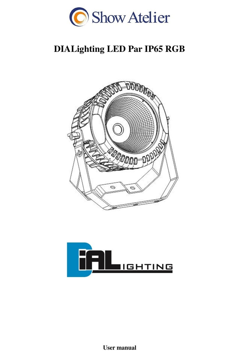 Dialighting LED Par IP65 RGB user manual