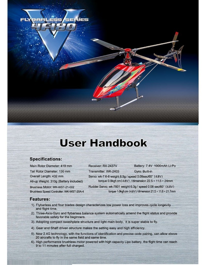 Walkera 4F180 User handbook