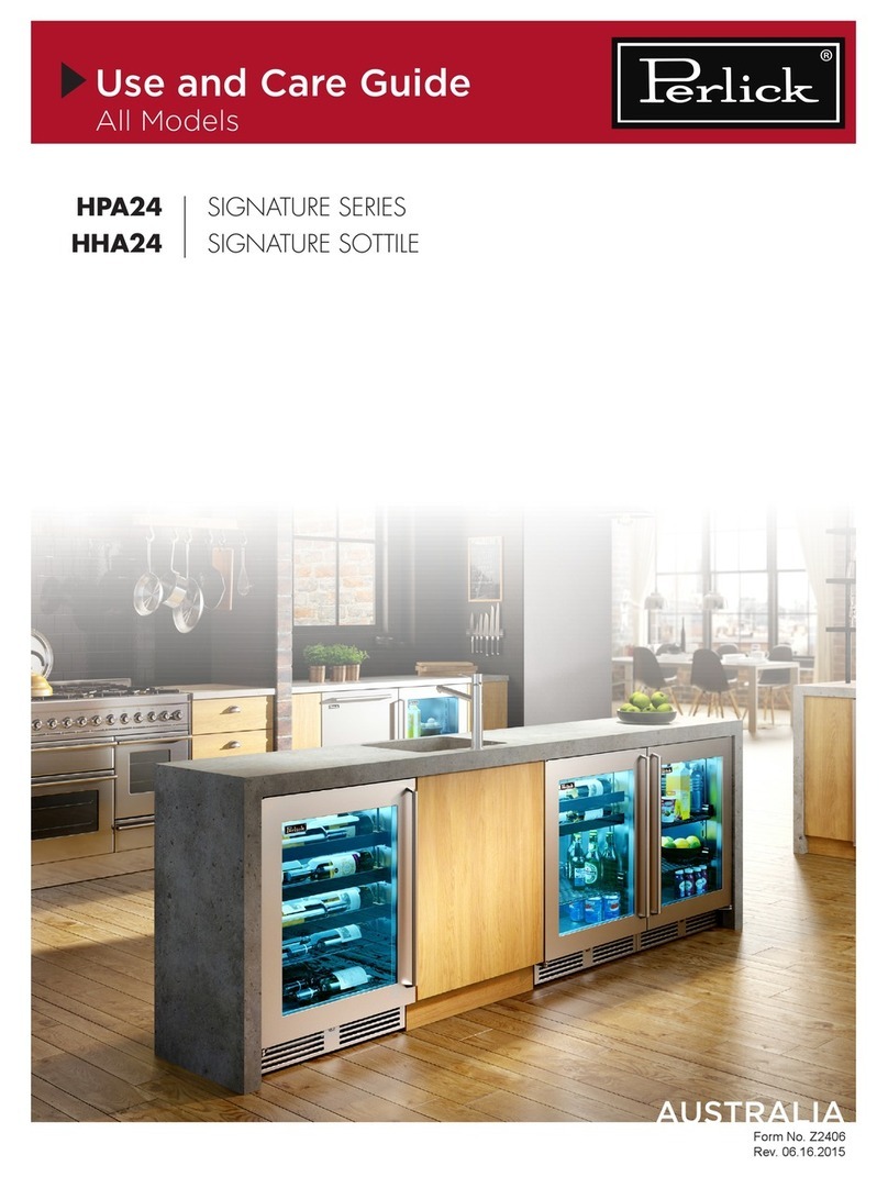 Perlick HPA24R User manual