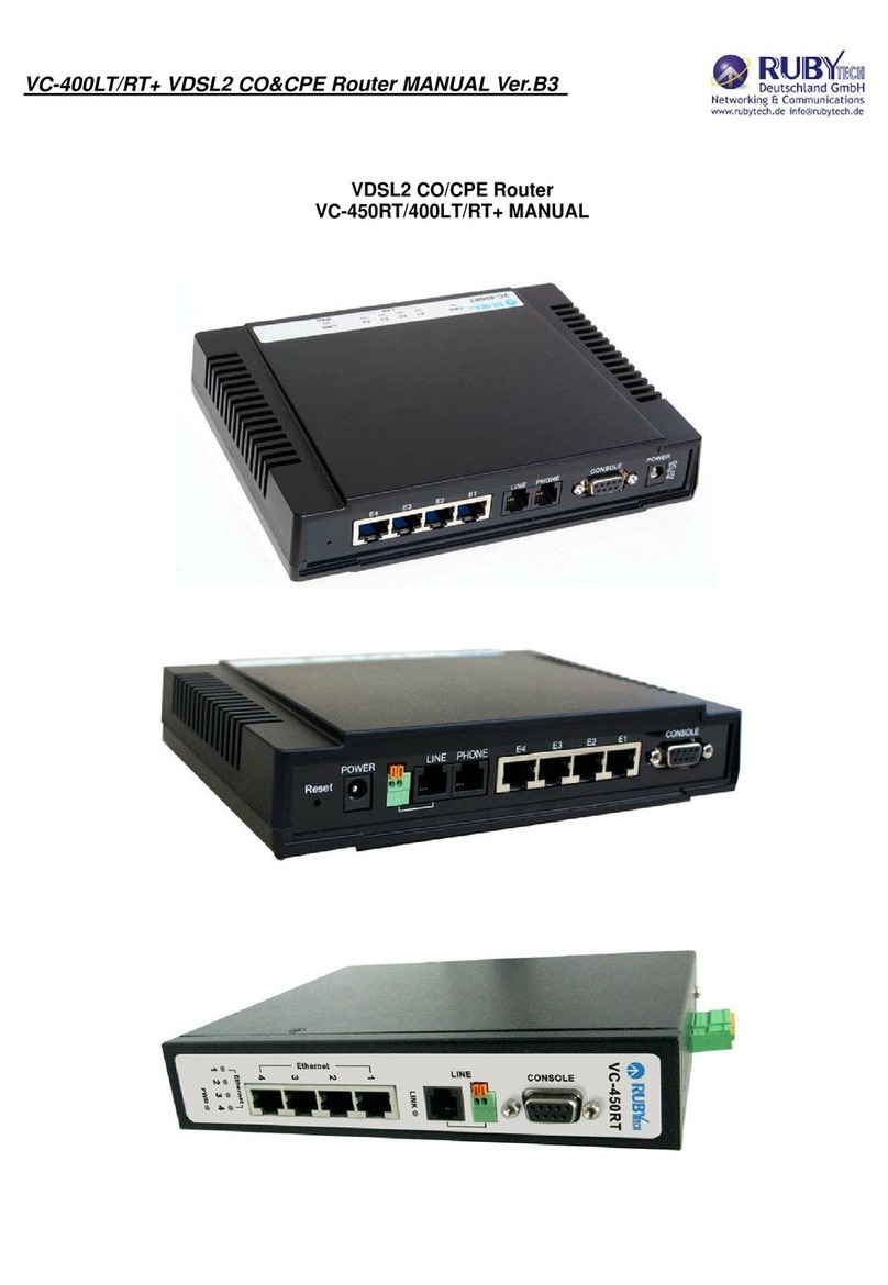 Ruby Tech VC-450RT manual