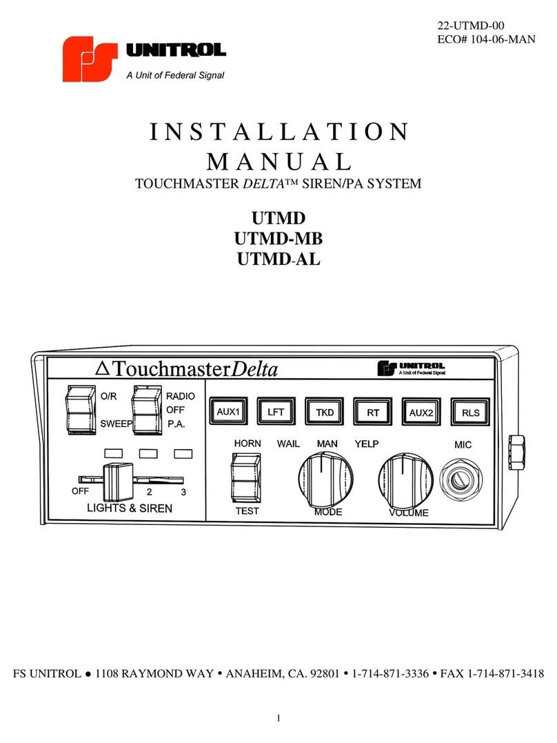 Unitron UTMD installation manual