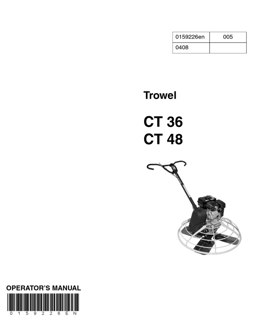 Wacker Neuson CT 36 Operator's manual
