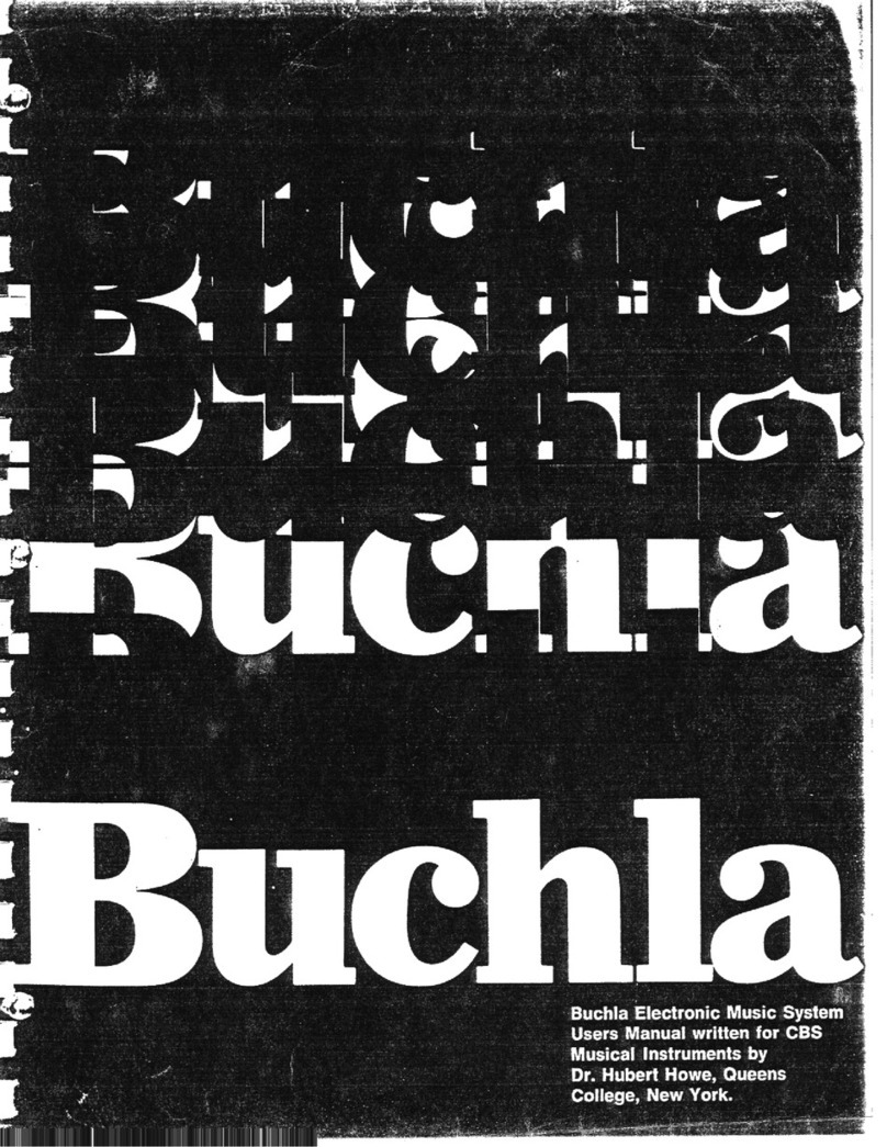 CBS Musical Instruments buchla 100 series user manual