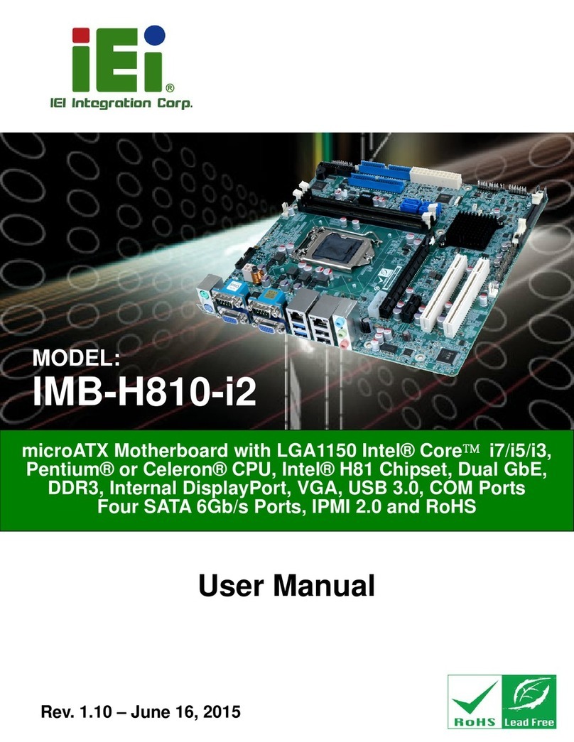 IEI Technology IMB-H810-i2 user manual