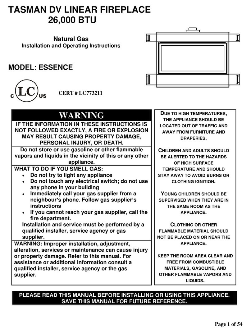 Inca Metal Cutting Tasman DV Linear ESSENCE Installation and operating instructions Inca Metal Cutting Tasman DV Linear ESSENCE Installation and operating instructions