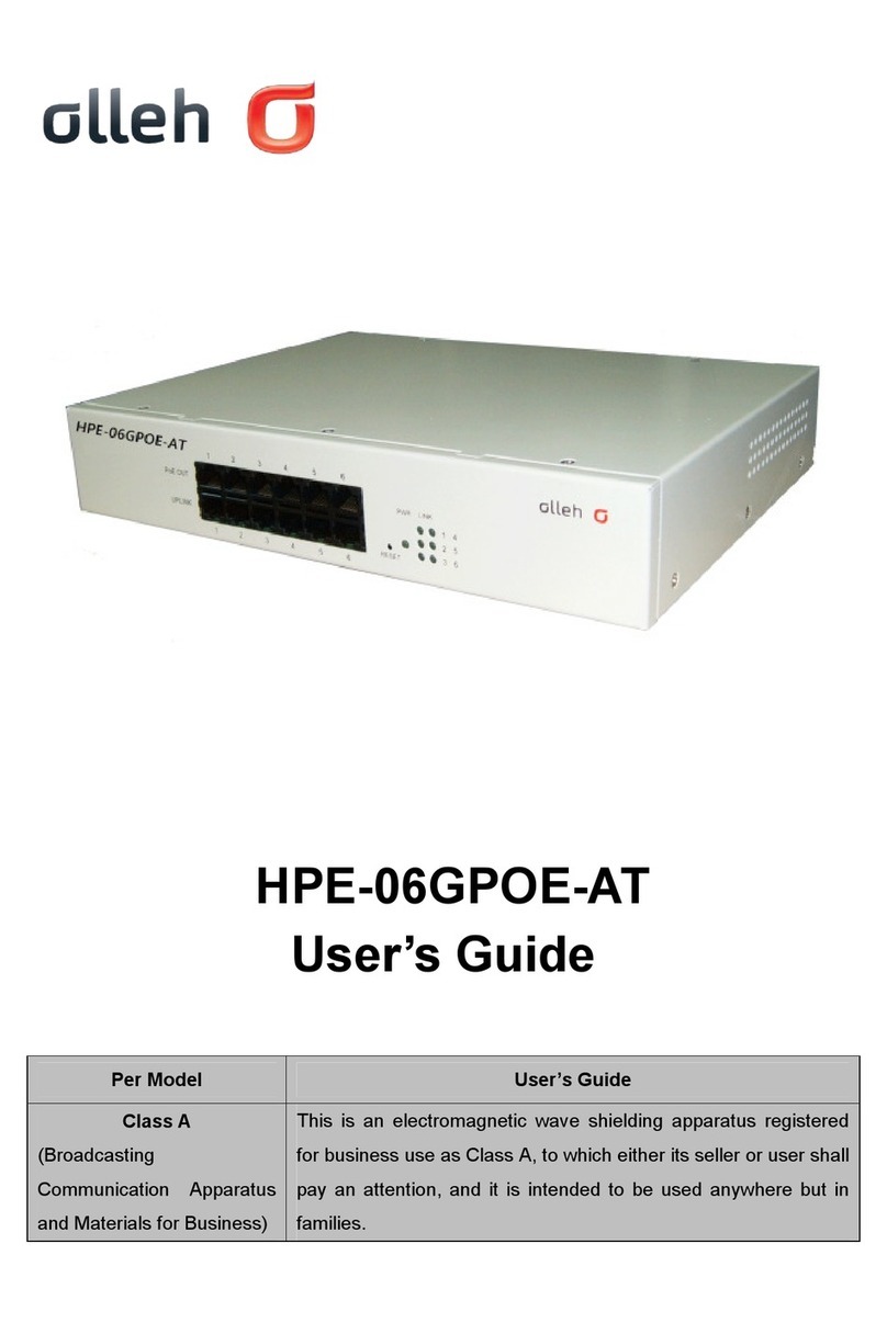 Olleh HPE-06GPOE-AT user guide