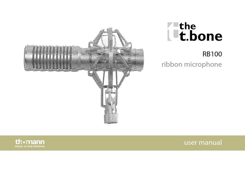 thomann the t.bone RB100 user manual
