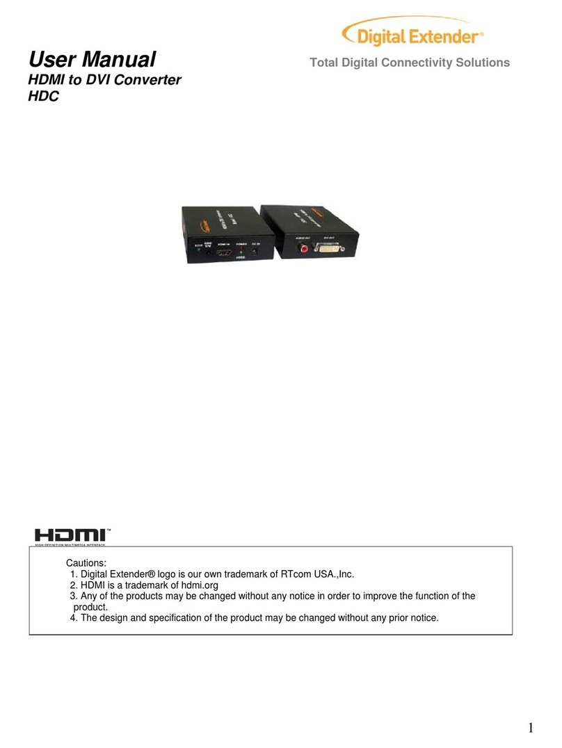 Digital Extender HDC user manual