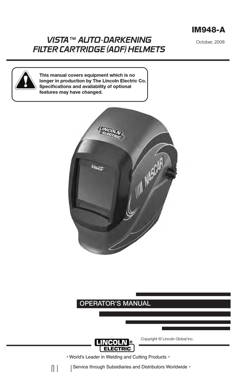 Lincoln VISTA 1000 Operator's manual