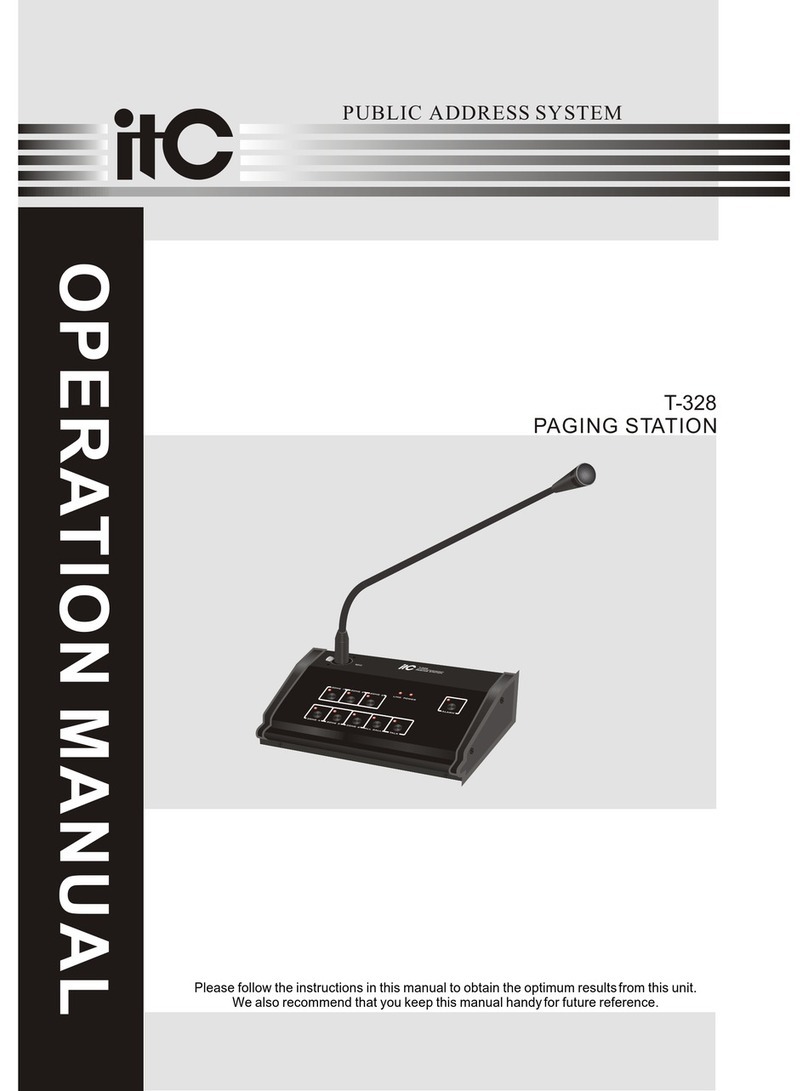 ITC T-328 Operation manual