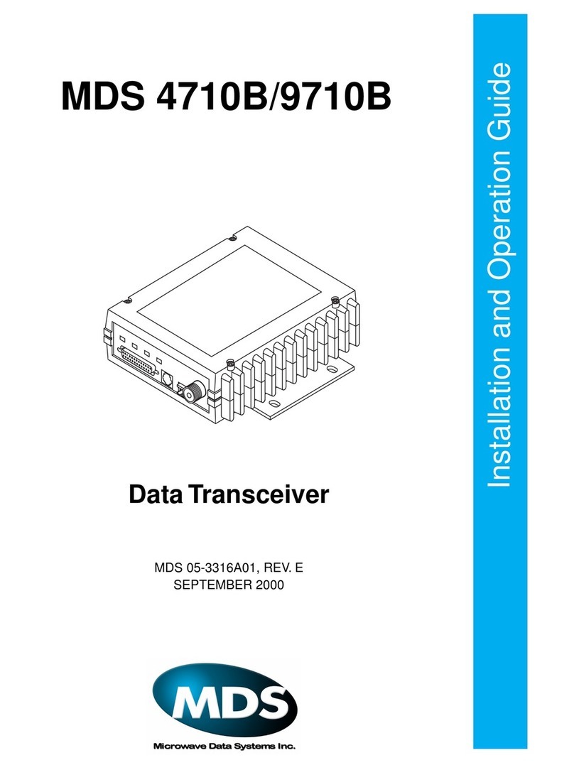 MDS 4710B Installation and operation guide