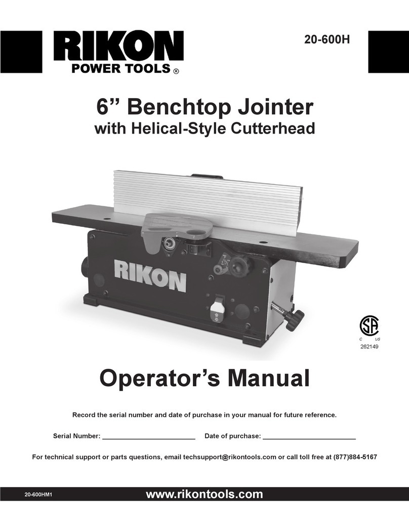 Ricon 20-600H Operator's manual