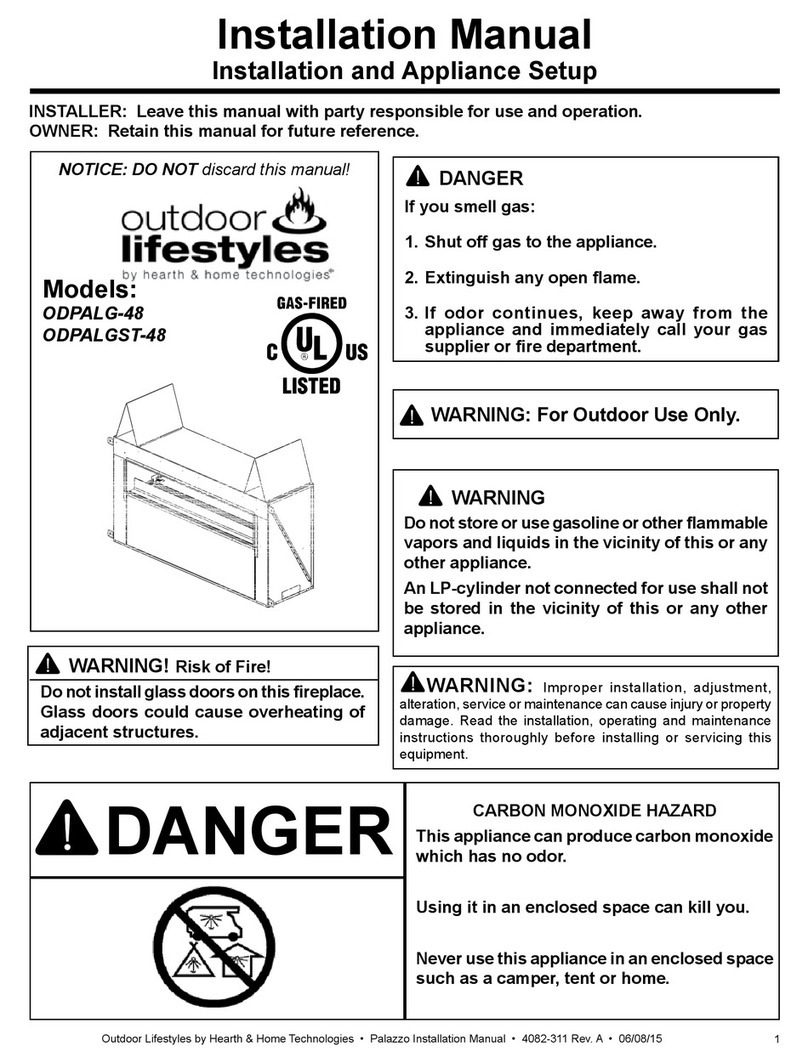 Outdoor Lifestyles DPALG-48 installation manual