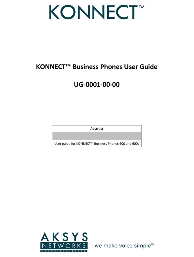 aksys KONNECT 600 user guide