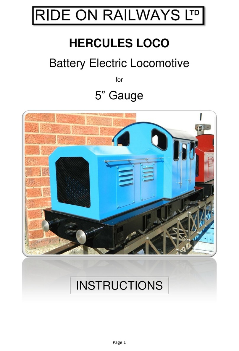 Ride on Railways Hercules Loco instructions