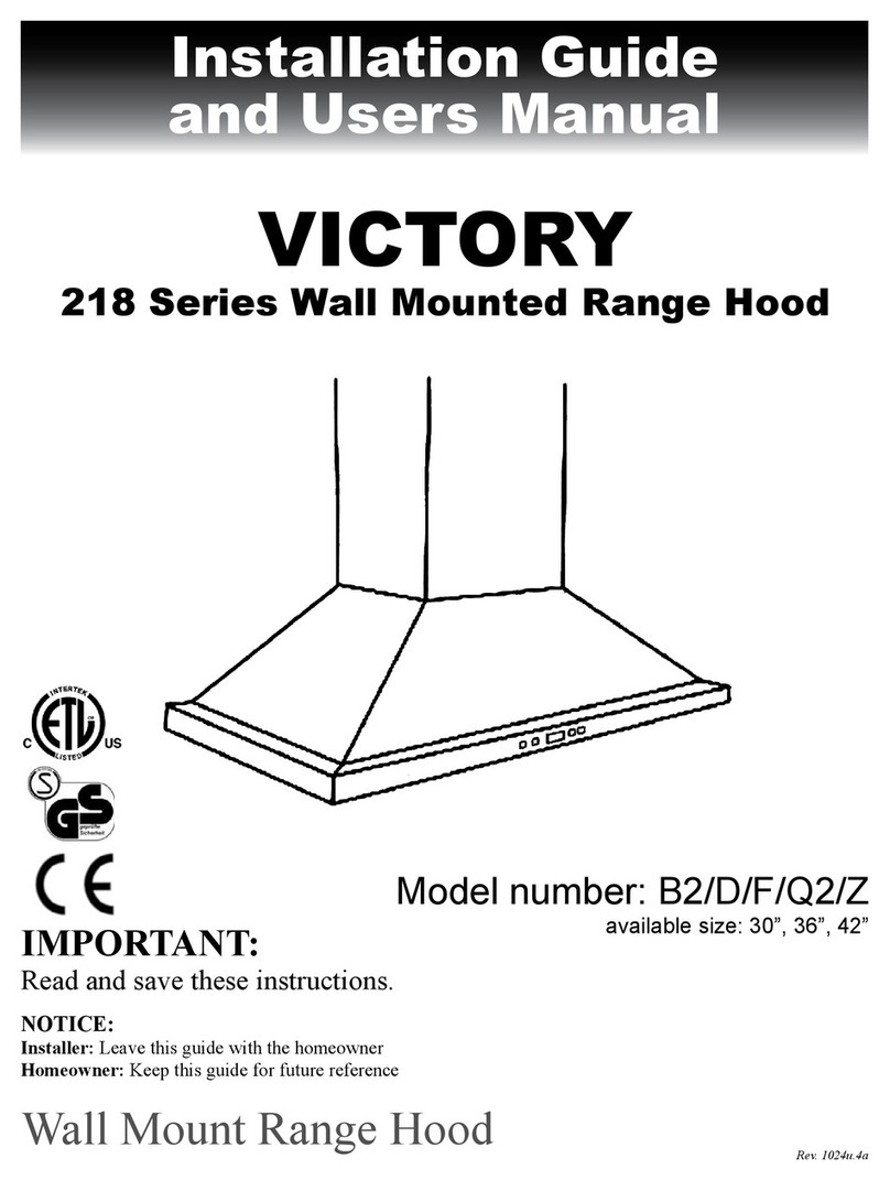 Victory 218B2-30 Assembly instructions