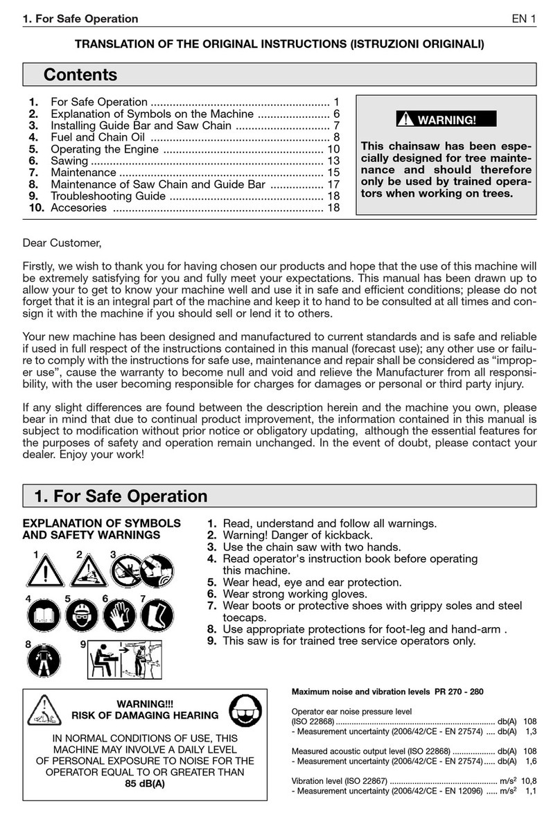 Alpina PR270 User manual