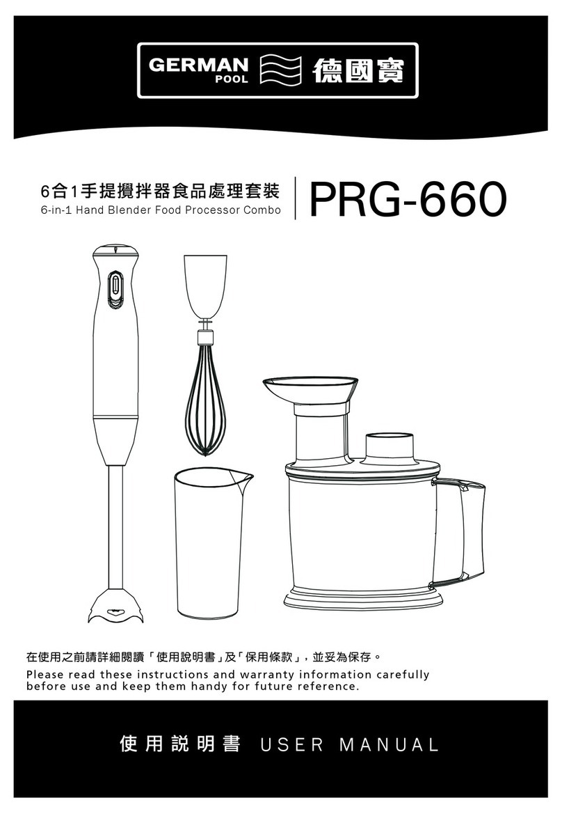 German pool PRG-660 user manual
