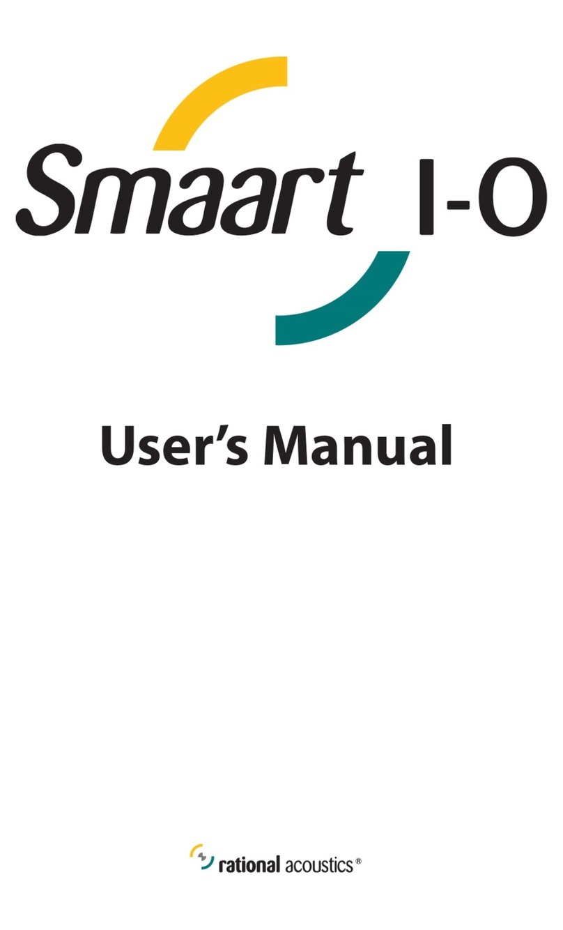 Rational Acoustics Smaart I-O user manual