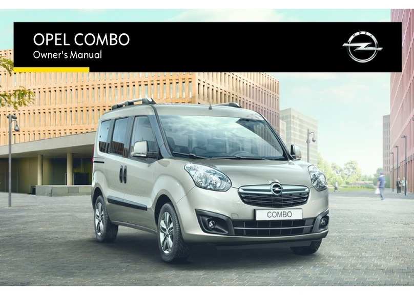 Opel 2016 Combo owner's manual