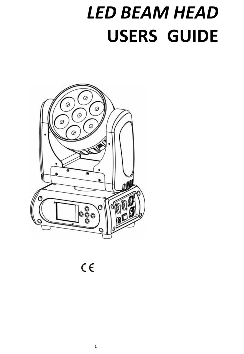 BSL Twist Beam 7LED User manual
