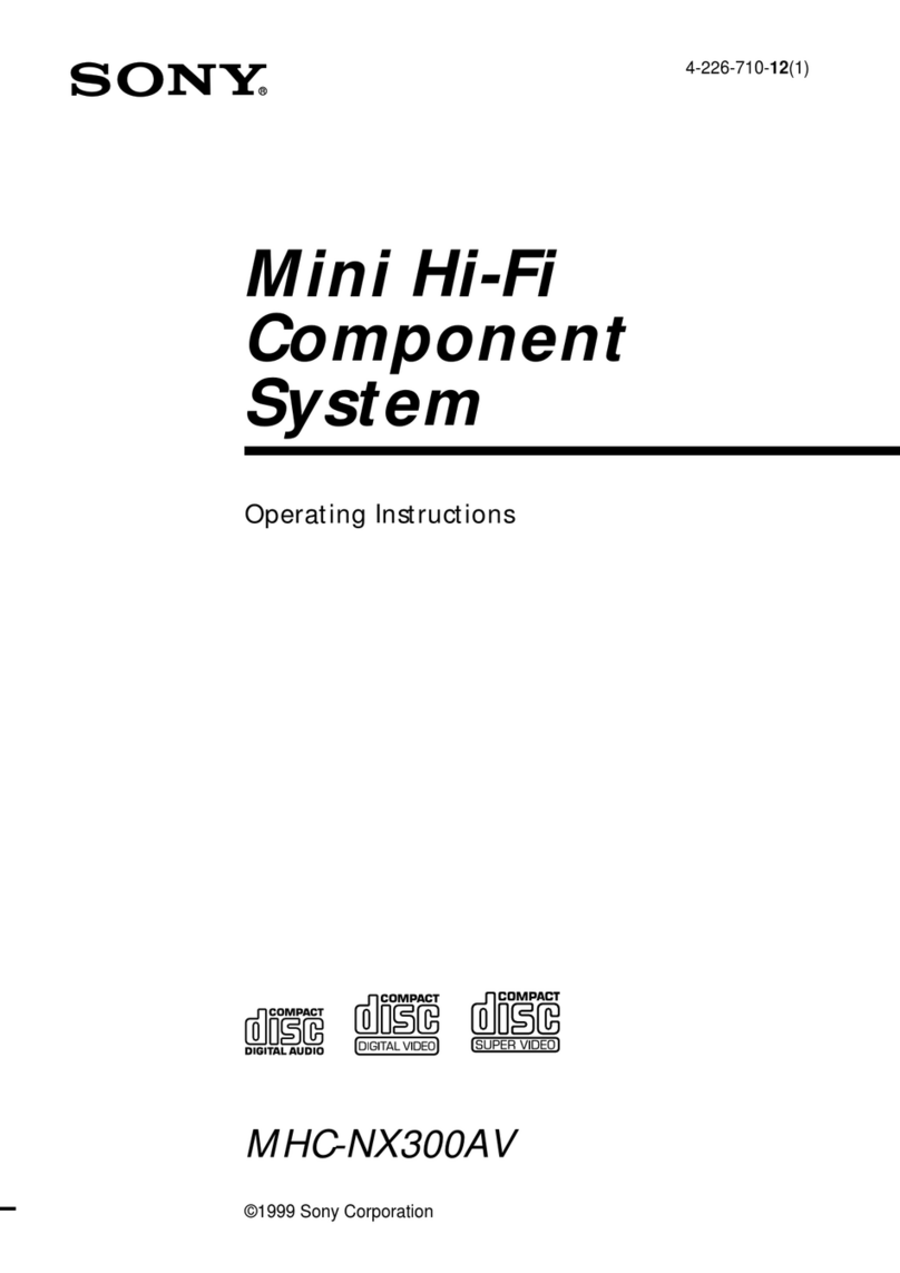 Sony MHC-NX300AV User manual